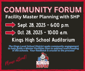 Community Forum for Master Planning Sept. 28 at 6pm at KHS & Oct. 28 at 10am at KHS